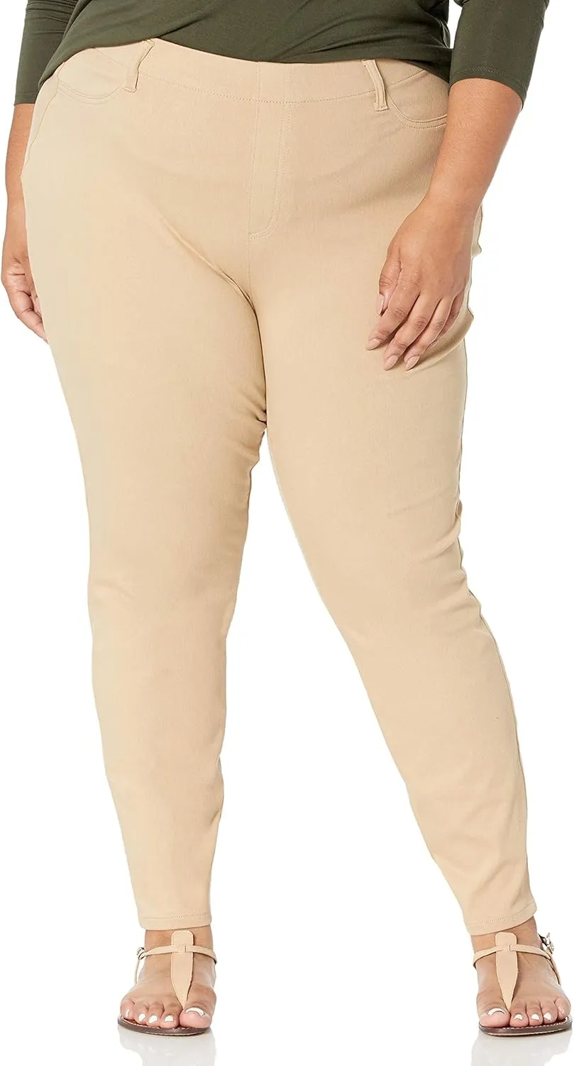Amazon Essentials Women's Pull-On Stretchy Knit Jegging (Available in Plus Size)