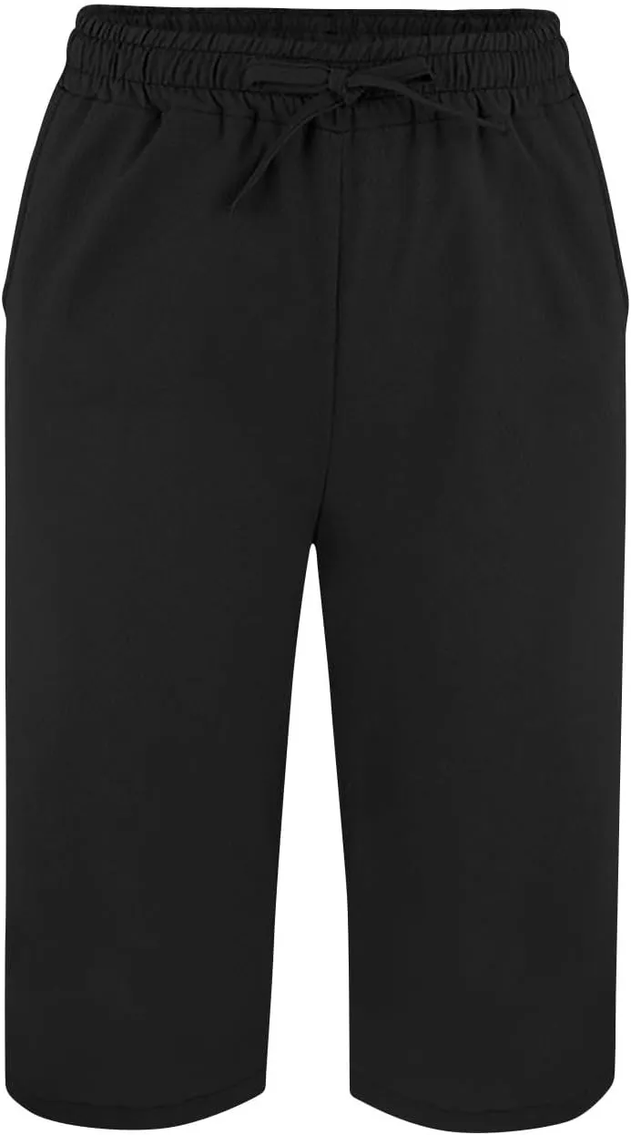 Capri Pants for Women Casual Summer Linen Cropped Pant Drawstring High Waisted Wide Leg Trouser Beach Vacation Capris