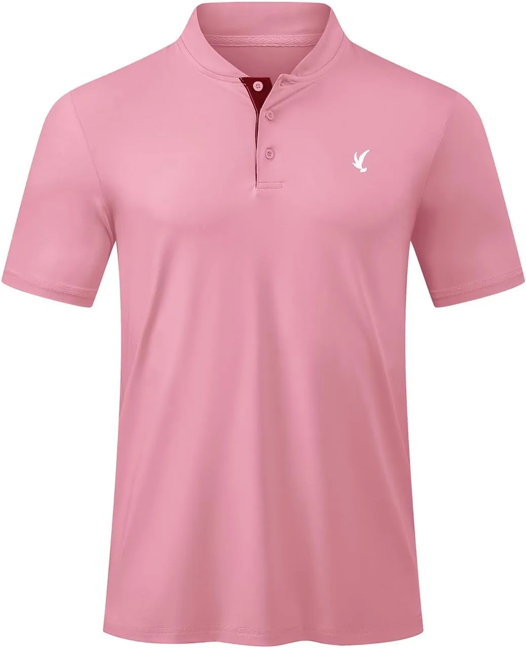 JMIERR Men's Polo Henley Shirt Moisture Wicking Quick Dry Summer Casual Short Sleeve Golf Polo T Shirts