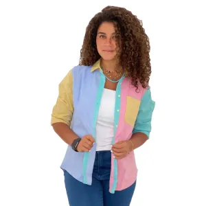 Multi-Color Linen Shirt
