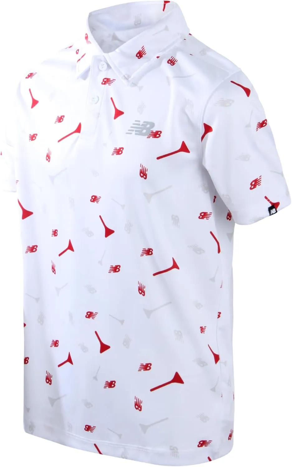 New Balance Boys' Polo T-Shirt - Short Sleeve Dry Fit Shirt for Boys' - Performance Collared Golf Shirt (8-20)