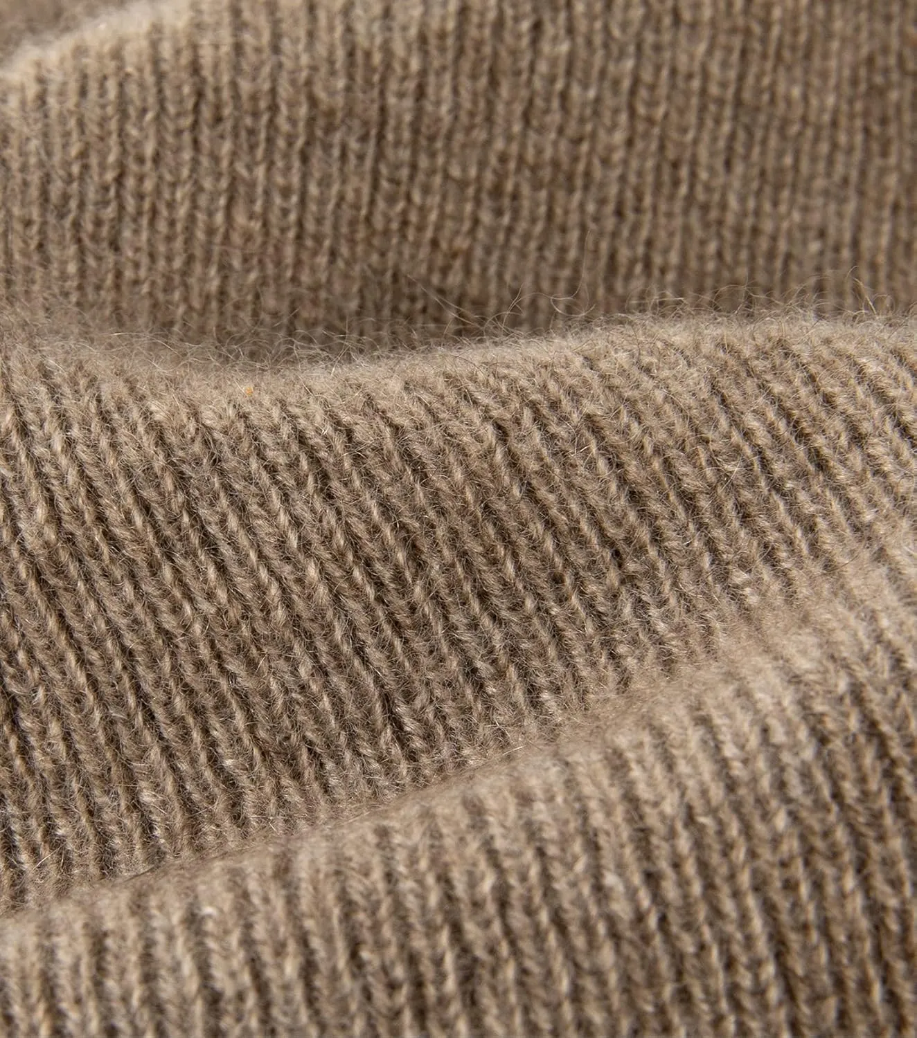 Unisex 100% Pure Cashmere Beanie, Ribbed Cuffed Hat Warm Soft with Gift Box for Women and Men