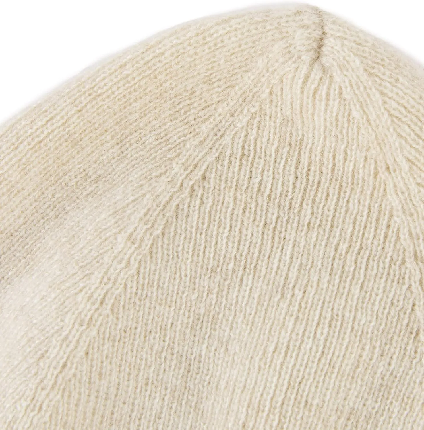 Unisex 100% Pure Cashmere Beanie, Ribbed Cuffed Hat Warm Soft with Gift Box for Women and Men