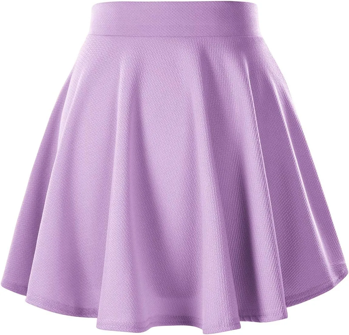 Urban CoCo Women's Basic Versatile Stretchy Flared Casual Mini Skater Skirt