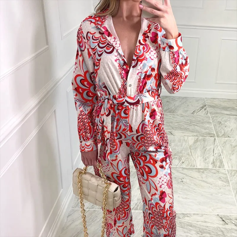 Zora Vintage Print Jumpsuit