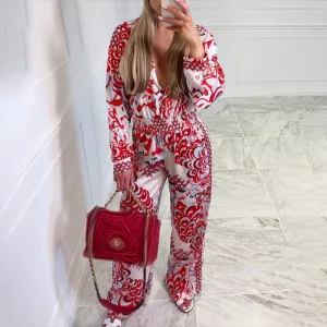 Zora Vintage Print Jumpsuit