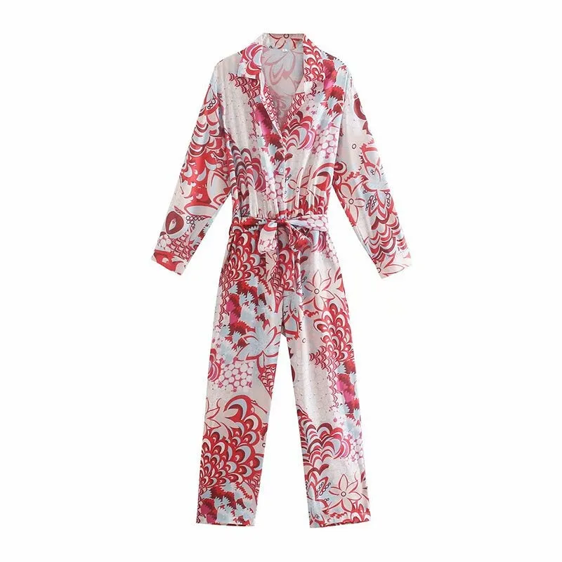 Zora Vintage Print Jumpsuit