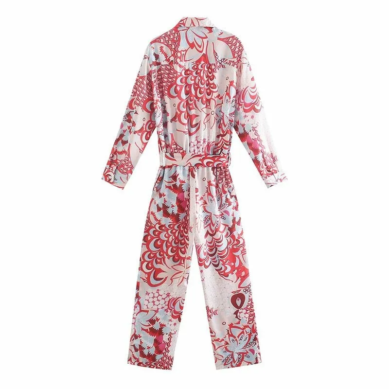 Zora Vintage Print Jumpsuit