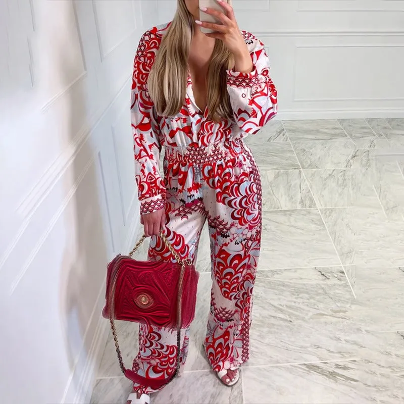 Zora Vintage Print Jumpsuit